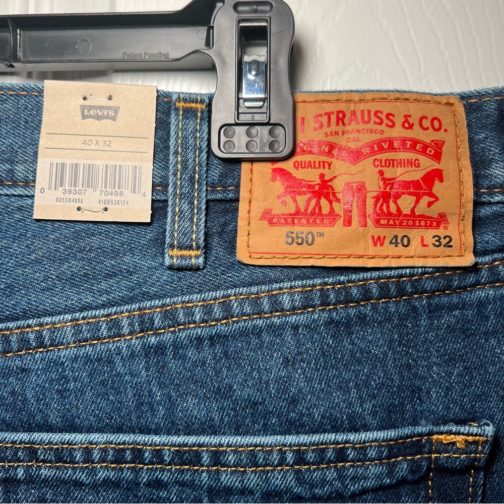 Big & Tall Levi's 550 Relaxed Fit Jeans-Size 40x32